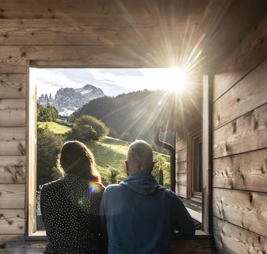 Aussicht bei Sonnenschein