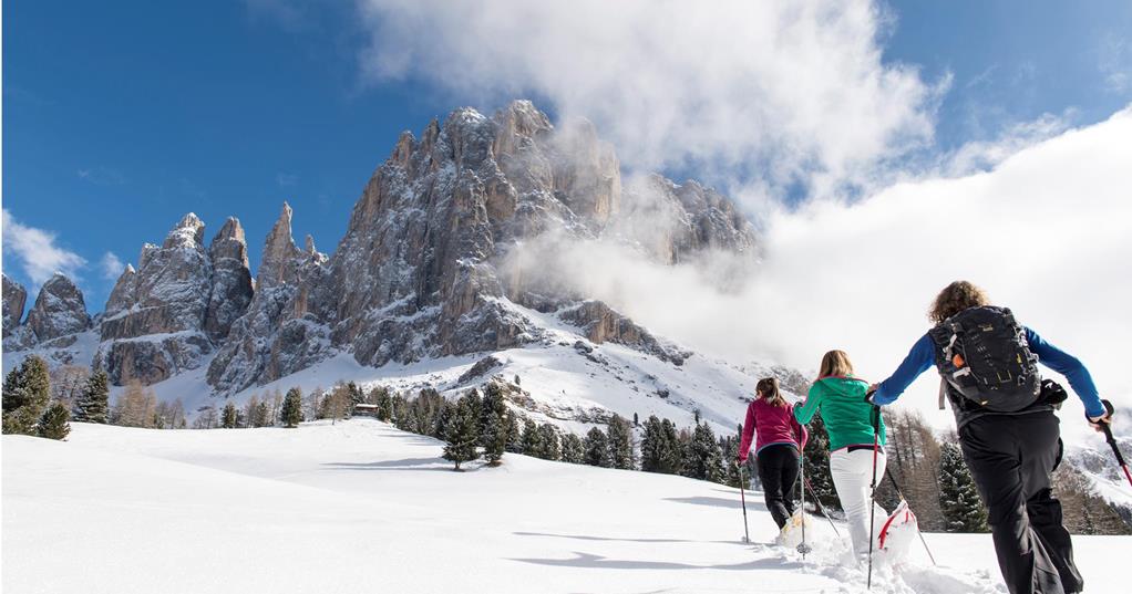 Schneeschuhwanderung zum Rosengarten