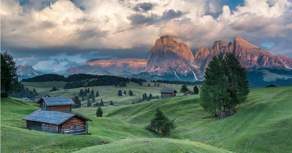 Alpe di Siusi di sera