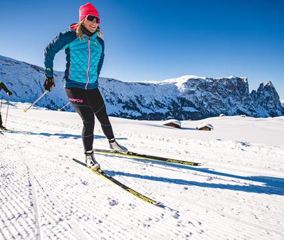 Cross-country skiing Seiser Alm