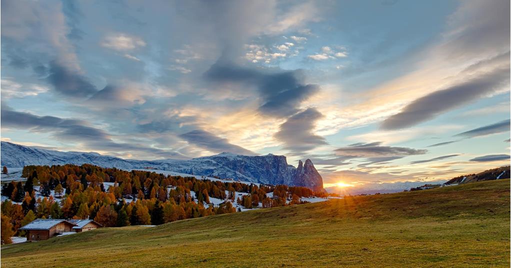 Die Seiser Alm im Herbst