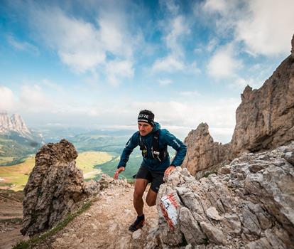 Corsa in montagna