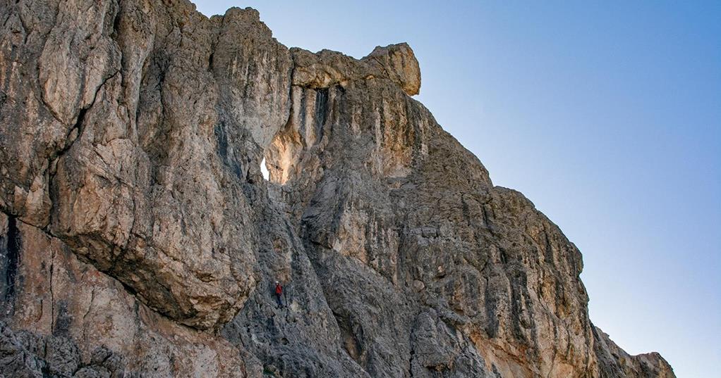 Die Rotwand in den Dolomiten