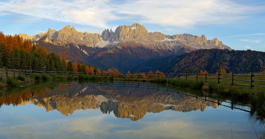 Il Catinaccio in autunno