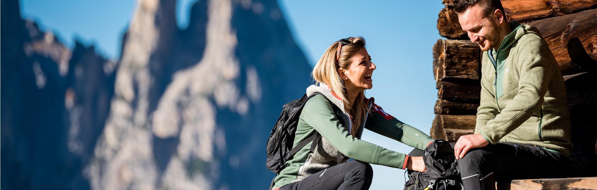 Couple hiking