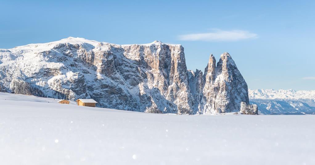 Die Seiser Alm im Winter