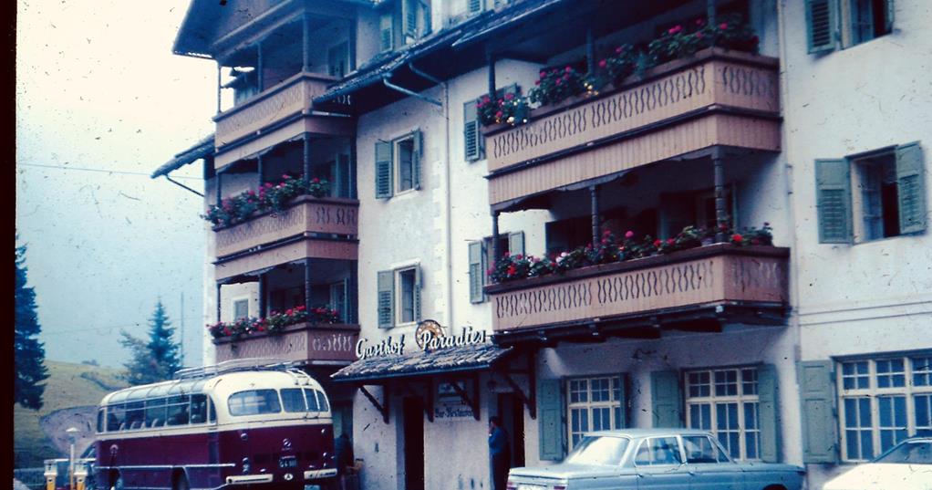 L'albergo Paradies negli anni 60