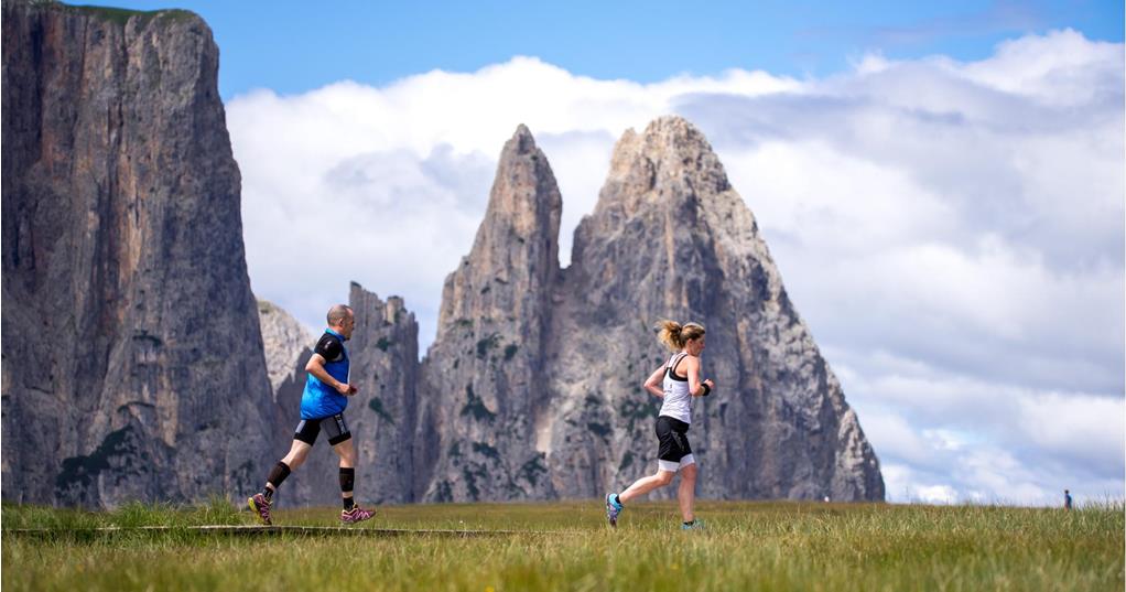 Trail Running Seiser Alm