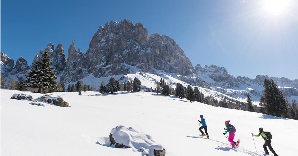 Ciaspolata di gruppo