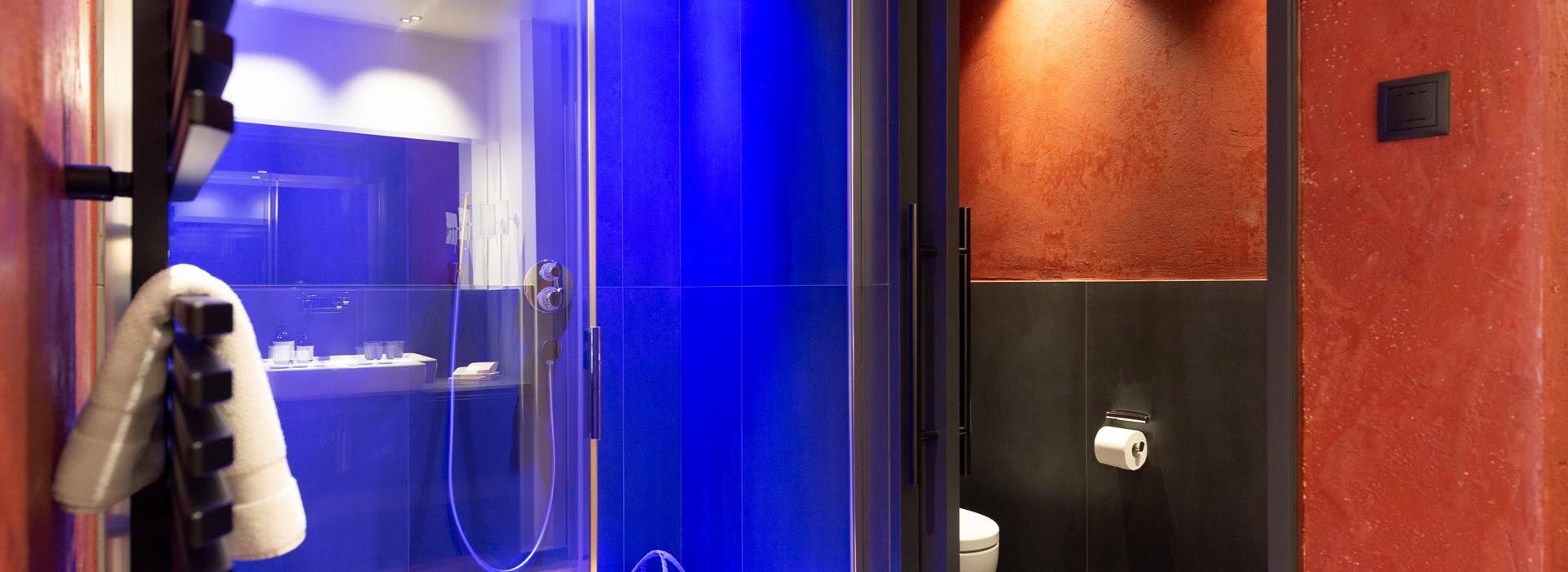 Badezimmer mit Dusche Studio Paradies