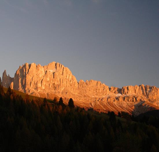 The Rosengarten mountains