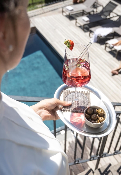 Bar service at the pool