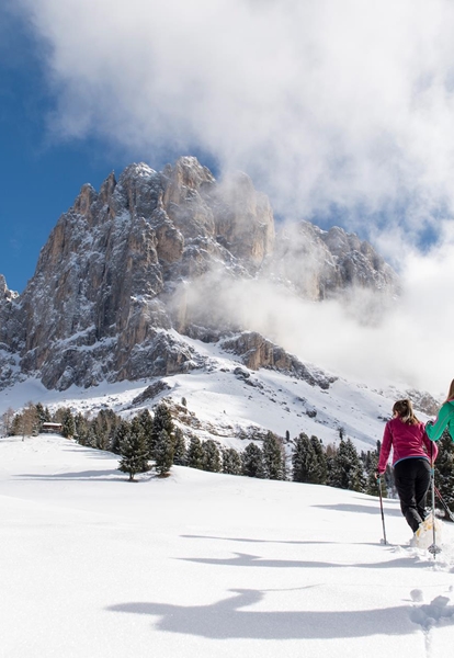 Schneeschuhwanderung zum Rosengarten