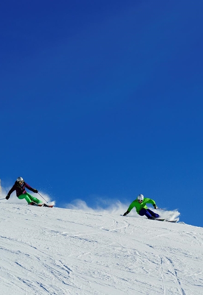 Skiing at King Laurin CAREZZA SKI